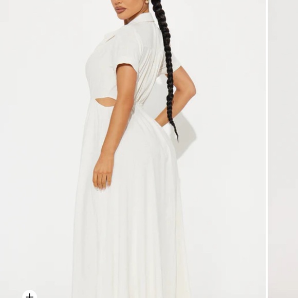 Linen maxi shirt dress in Small - brand new with tags - Picture 3 of 4